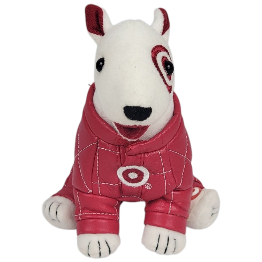 Target Bullseye Dog 7" Plush Nascar Reed Sorenson 41 - 2001